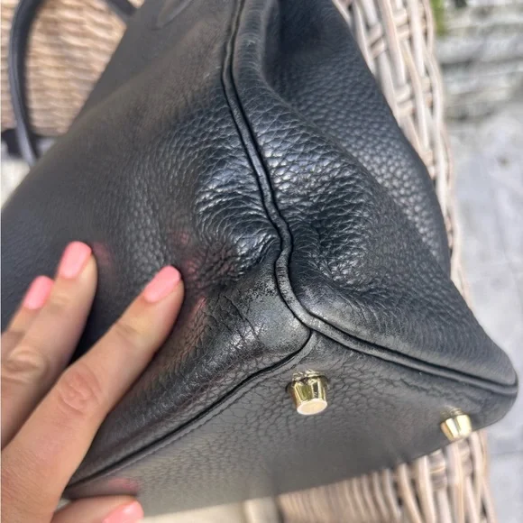 Authentic HERMES KELLY 35 taurillon black leather gold hardware - Picture 7 of 16